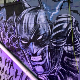 Batman mural