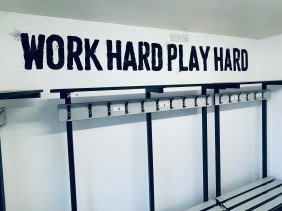 Brymore Academy wall art - Sports Changing rooms