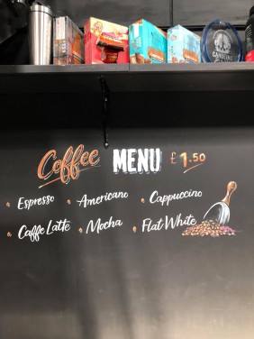 Coffee Price list - C&S Fitness