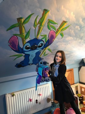 Disney Stitch - Wall Art / Mural / Graffiti