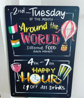 Food from around the world & Happy Hour - Glastonbury 'The Who'd A Thought It'