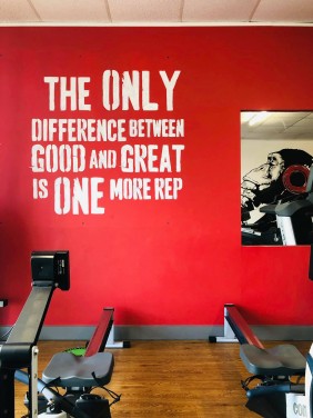 Gym Wall Art - Fit 4 All, Burnham On Sea