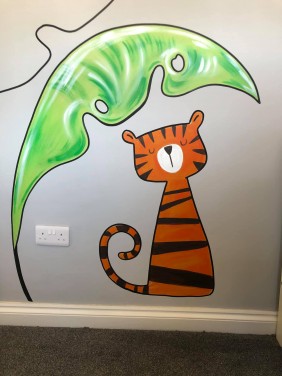 Home Nursery Jungle theme wall art