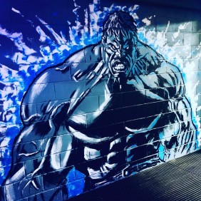 Hulk mural Bridgwater