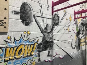 Ladies C&S fitness Bridgwater wall art