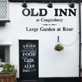 Large external board for the Old Inn Congresbury