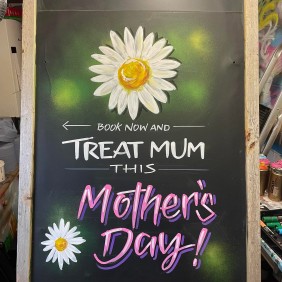 Mother’s Day A-board at The Compass Tavern North Petherton