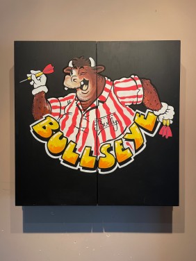 Pawlett - The Royal British Legion - Bullseye themed Dartboard handpainted