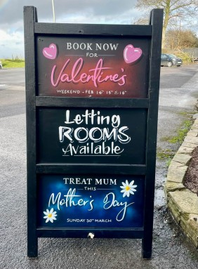 Valentines and Mother’s Day booking at The Compass Tavern