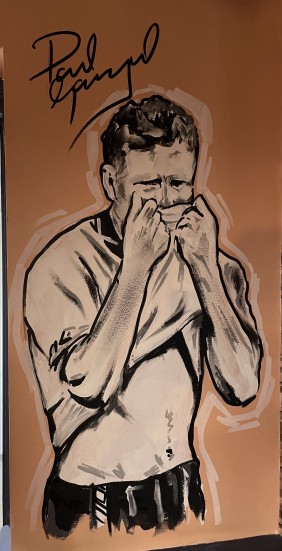 paul gascoigne - sports bar mural